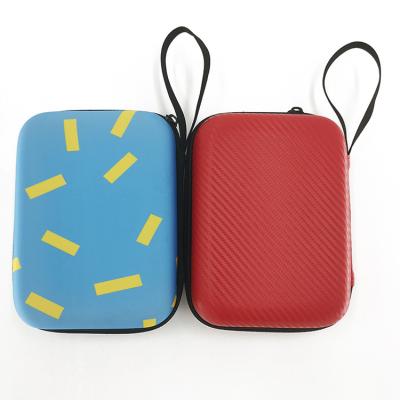 China Equipment Pad Customized Color Storage Zipper Portable Trading Eva Playing Card Sport Card Storage Case With Movable Cloth Divider for sale