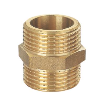 Chine DN15-DN50 M/M fileté par garnitures en laiton Brass Hexagon Nipple à vendre