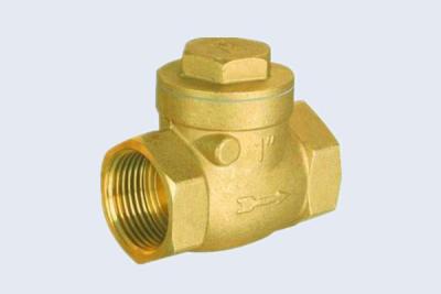 China Horizonal 2'' Brass Swing Check Valve For Apartment for sale