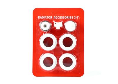 China 1/2'' 3/4'' 7 In Universal Aluminium Radiator Accessories Kit For Mounting Radiator for sale