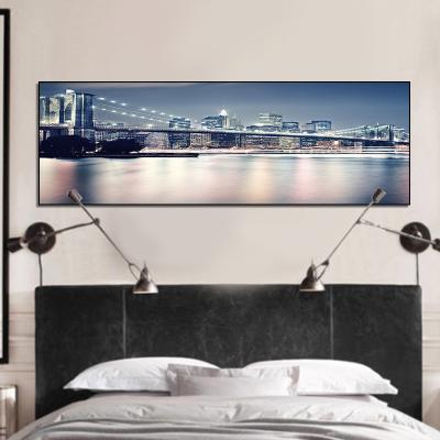 China High Quality Waterproof Night Picture City Landscape HD Decor Canvas Print Modern Home Painting For Living Room for sale