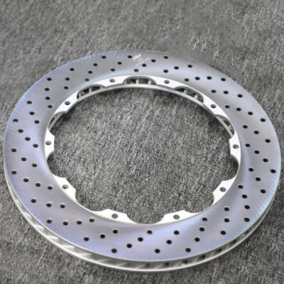 China Auto part 380*32 custom 380*34mm brake disc rotor drill for racing brake caliper for sale