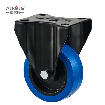 Китай 4 inch Industrial Castor Wheel Scaffolding Elastic Rubber Caster Wheel Heavy Duty продается