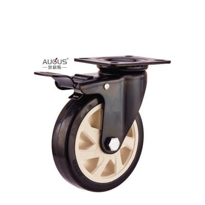 중국 Wholesale industrial medium heavy duty caster wheel swivel side brake 판매용