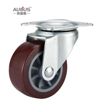 중국 Pressed Steel Light Duty Castors Blue Zinc Plated Light Duty Caster Wheel AGS-01 SERIES 판매용