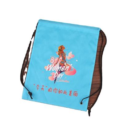 China Environmental Protection Factory Price Store Wholesale Reusable Packaging Drawstring Gift Bag Shopping for sale