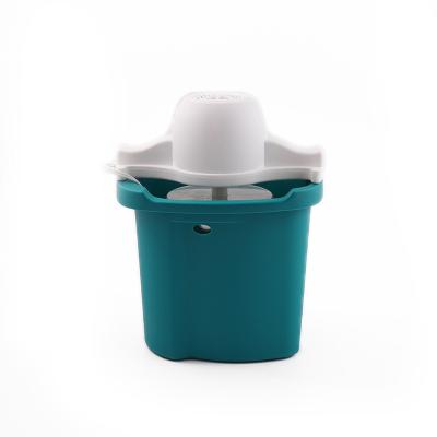 China 2021 New Product Shape Frozen Yogurt Fruit Portable Ice Cream Maker Electric Plastic Bucket Delicious Healthy Homemade Oblong Ice Cream for sale