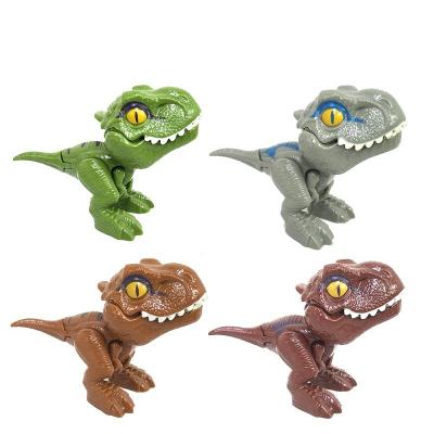 China Playing 4 Colors Funny Mini Biting Hand Finger Dinosaurs Anime Action Number for sale