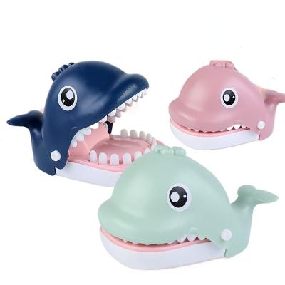 China Plastic Toy Whale Bite The Hand Reaction Training Game Kids Plastic Desk Toy for sale