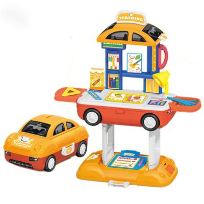 China Educational Toys QS Kids Education Pretend Play Toy 2 in 1 Mini Beatle Car Funny Cute Leaning Pretend Play Car Toys for sale