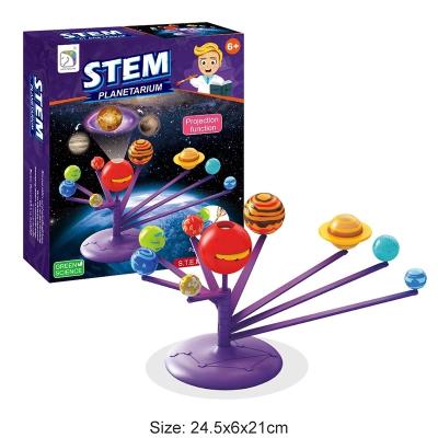 China New Solar System Planetarium Planetarium SNAPSHOT Assembly Model Science Kit Kids DIY Toys Children Scientific Toys Children for sale