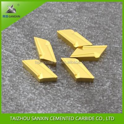 China KNUX160405L carbide inserts P30 lowest price KNUX tungsten carbide milling tips for external KNUX turning tools sanxin for sale