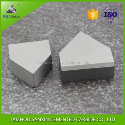 China high quality YG6/YT15/YT5 type E tips welding tips tungsten carbide brazed tips sanxin for sale