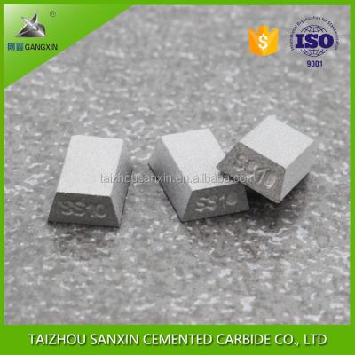 China factory supply Gangxin Brand tungsten carbide ss10 stone cutting tips carbide brazed stone cutting inserts sanxin en venta