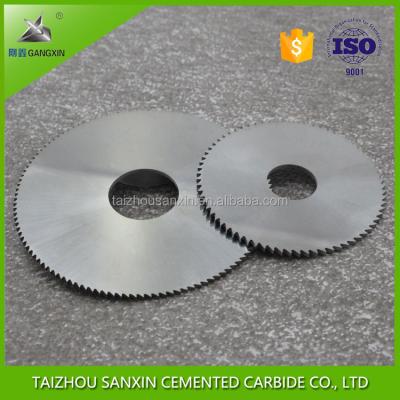 China tungsten carbide circular saw blade for cutting stainless steel, for grooving/wood cutting saws sanxin en venta