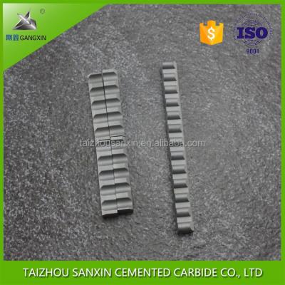 China provide carbide gripper jaw inserts in drilling&mining tungsten chuck jaws from taizhou sanxin sanxin en venta