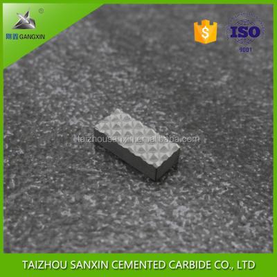 China Taizhou fast delivery ISO quality K30,K40 tungsten carbide gripper inserts for chuck jaws / jaw inserts sanxin en venta