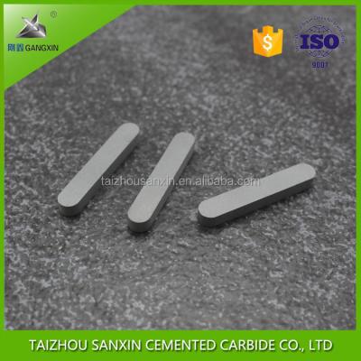 China taizhou sanxin K20/K40 cemented tungsten carbide strips arc-shaped strips blank strips sanxin en venta