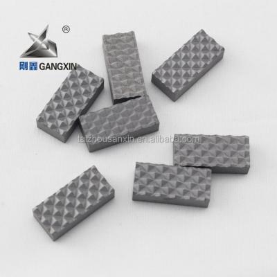 China Taizhou manufacturer ISO certificate raw material K30 K40 cemented tungsten carbide gripper inserts for chuck jaws sanxin en venta