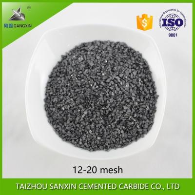 China YG8 5-80 mesh multi-facet crushed carbide grits/granule/particles for grinding drywall/tile/marble top tungsten carbide grits sanxin en venta