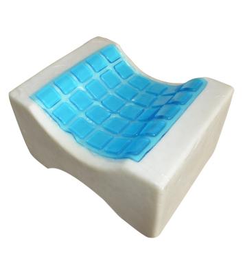 China Anti-Apnea Home Comfort Memory Foam Gel Knee Cushion Leg Pillow Memory Foam Knee Cooling Pillows for sale