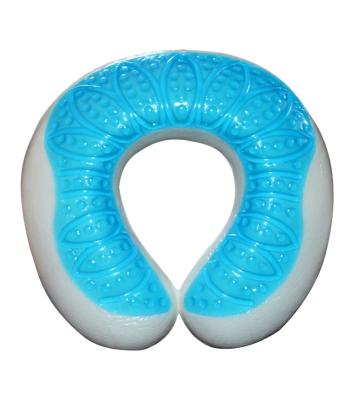 China Anti-Static Travel Neck Pillows For Aircraft U Shape Memory Foam Neck Pillow Support Car Cervical Pain for sale