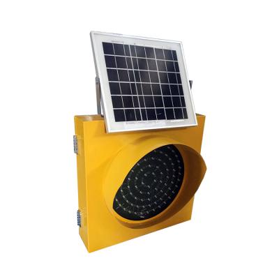 China Construction Sites Warning Light Outdoor Solar Traffic Signal Lights Strobe Flashing Warning Light for sale