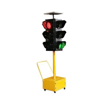 China Road traffic ect. Portabl Solar Pedestrian Traffic Light Cross Led Traffic Lights Warning Light for sale