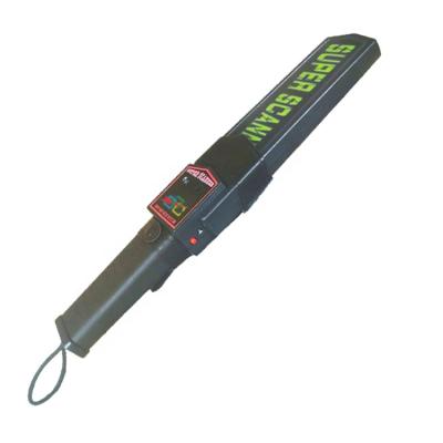 China ABS-Black Portable Handheld Metal Detector Airport Security Checking Metal Detector Machine for sale