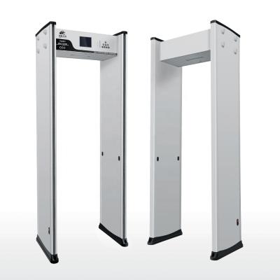 China New Hot Spots 18 Zones Detecting Area Body Scanner Walk Through Metal Detector 2200mm(H)X800mm(W)X580mm(D) for sale