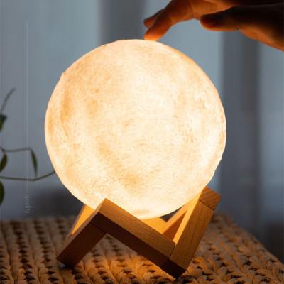 China 880ML Household Moon Air Humidifier Ultrasonic Air Diffuser With LED Night Lamp USB Mist Maker Humidificador for sale