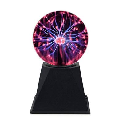 China Fashional Party Light Induction Magic Ion Lightning Dragonfly Plasma Ball Light Crystal Ball Glass Usb Operated Plasma Ball Lamp for sale