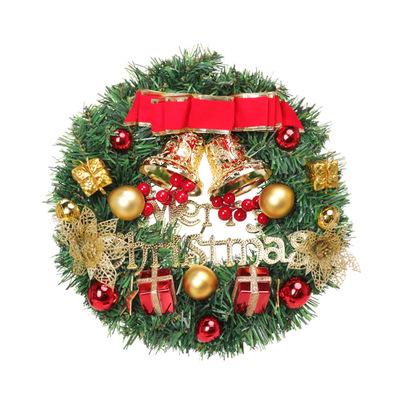 China Christmast Ornament Hot Sale Christmas Wreath Hot Sale Holiday Decoration Mall Hotel 30cm Christmas Wreath Pendant for sale