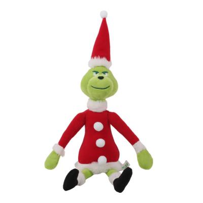 China Plush Christmas Geek Plush Grinch Plush Toy Green Grinch Kids Cartoon Furry Dolls for sale