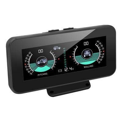 China Multiple Brands Vjoycar Auto GPS Hud Digital Slope Meter Voltage Checking Inclinometer Angle Sensor for sale