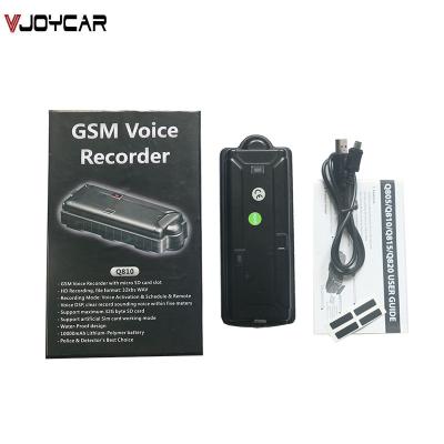 China Timing Record Setting Bestselling Q810 10000mAh Battery GSM Long Time Programmed Hidden Recorder Or SIM Card Waterproof Voice Activated For Car for sale