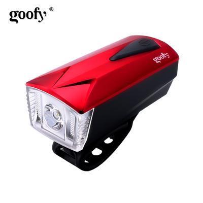 China ABC+PC Goofy Bike Light 1800mAh 5W 120DB Rechargeable Waterproof Bike Light 1800mAh 5W 120DB Speaker Hom 360ml LED Bicycle Light USB for sale