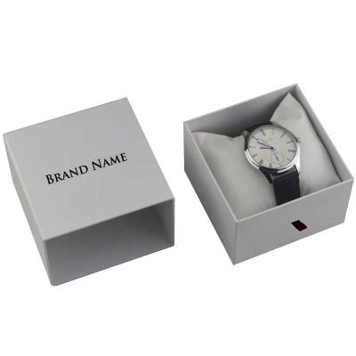 China Lango Good Quality Paper Elegant Personalized Watch Boxes And Cases With Ribbon Handle for sale