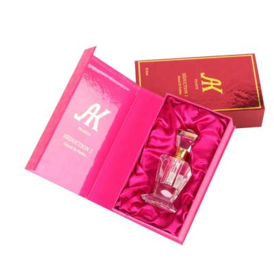 China Handmade Rigid Flip Lid Perfume Packaging Gift Box Cardboard Makeup Perfume Paper Case Customized by Lango for sale