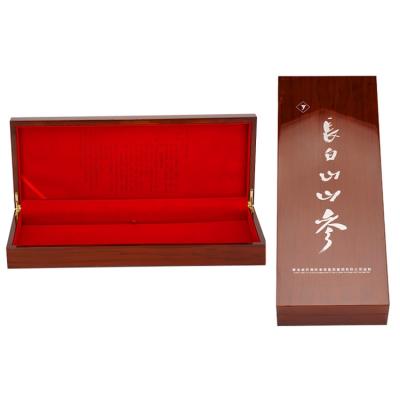 China Gift 2021 Logo Printed Red Velvet Lining Custom Made Cheap Hot Sale Wooden Pen Box Case for sale