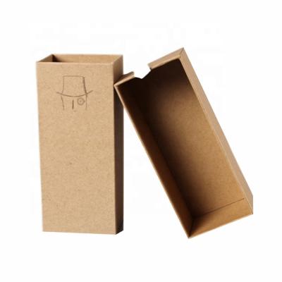 China Handmade White Yellow Type Simple Direct Selling Paper Drawer Paper Box Glass Packaging for sale