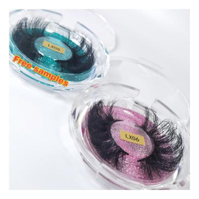 China Natural Long Most Popular Short 3d Mink Eyelashes 3d Corner Half Lashes With Custom Eyelash Packaging Premium 100% 3d Half Mink Eyelashes 18MM for sale