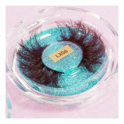 China KAVVAWU Natural Long Fluffy Eyelashes Wholesale Boxes Dramatic Packaging 25mm Mink Eyelash Vendor Diamonds Customized 5d Natural Lashes for sale