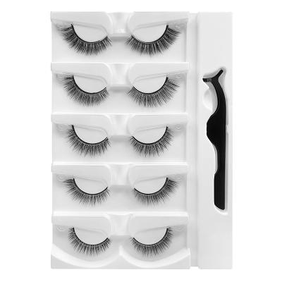 China 25mm Long Natural Eyelashes 3D Lashes Extensions Mink Eyelash Kirpik Kutu Customized Natural Fluffy Boxes Makeup Wholesale Bulu Mata for sale