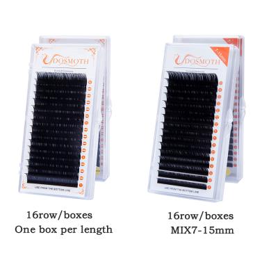 China DOSMOTH thick since C cc D LOOP eyelash extension, eyelash grafting lashes mink lashes for sale