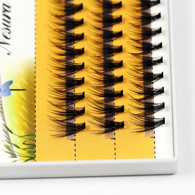 China 20D False Eyelash Thick Deep Black World Thick Graft 0.1mm Different Lashes Russia Cilia Make Up Professional Use 60 Pieces for sale