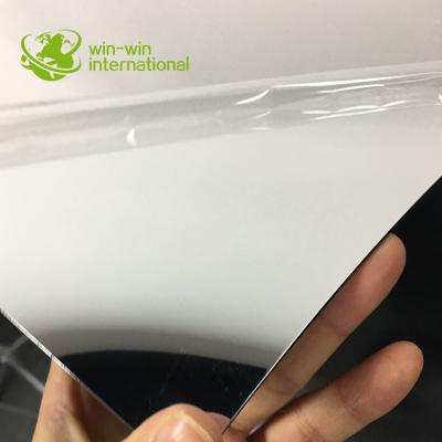 China Engraving For Signs And Lables 1.3mm To 3mm ABS Double Color Double Color Sheet Mirror Silver ABS Gold Mirror Sheet For Laser for sale