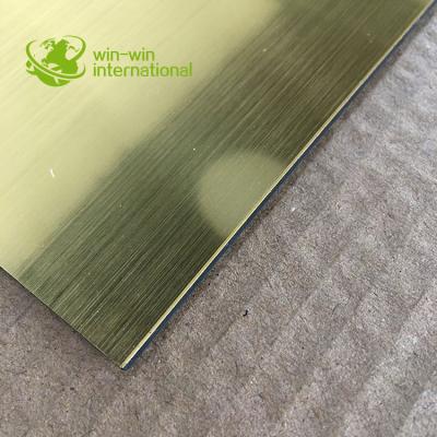 China Engraving For Signs And Lables 1.3mm To 3mm Brushed Gold ABS Double Color Sheet China Factory for sale