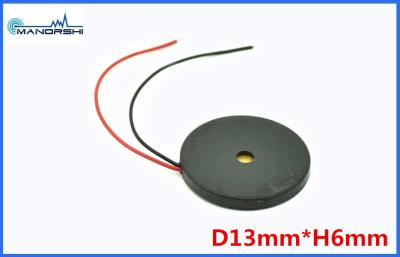 China De zwarte Kleine Piezo Zoemer 3 Volt Piezoelectric Omvormer 4000Hz van het Draadalarm Te koop