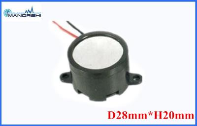 China Mini Wire Magnetic Buzzer Speaker 28mm 85dB Built-in Drive Circuit  for Security Products for sale